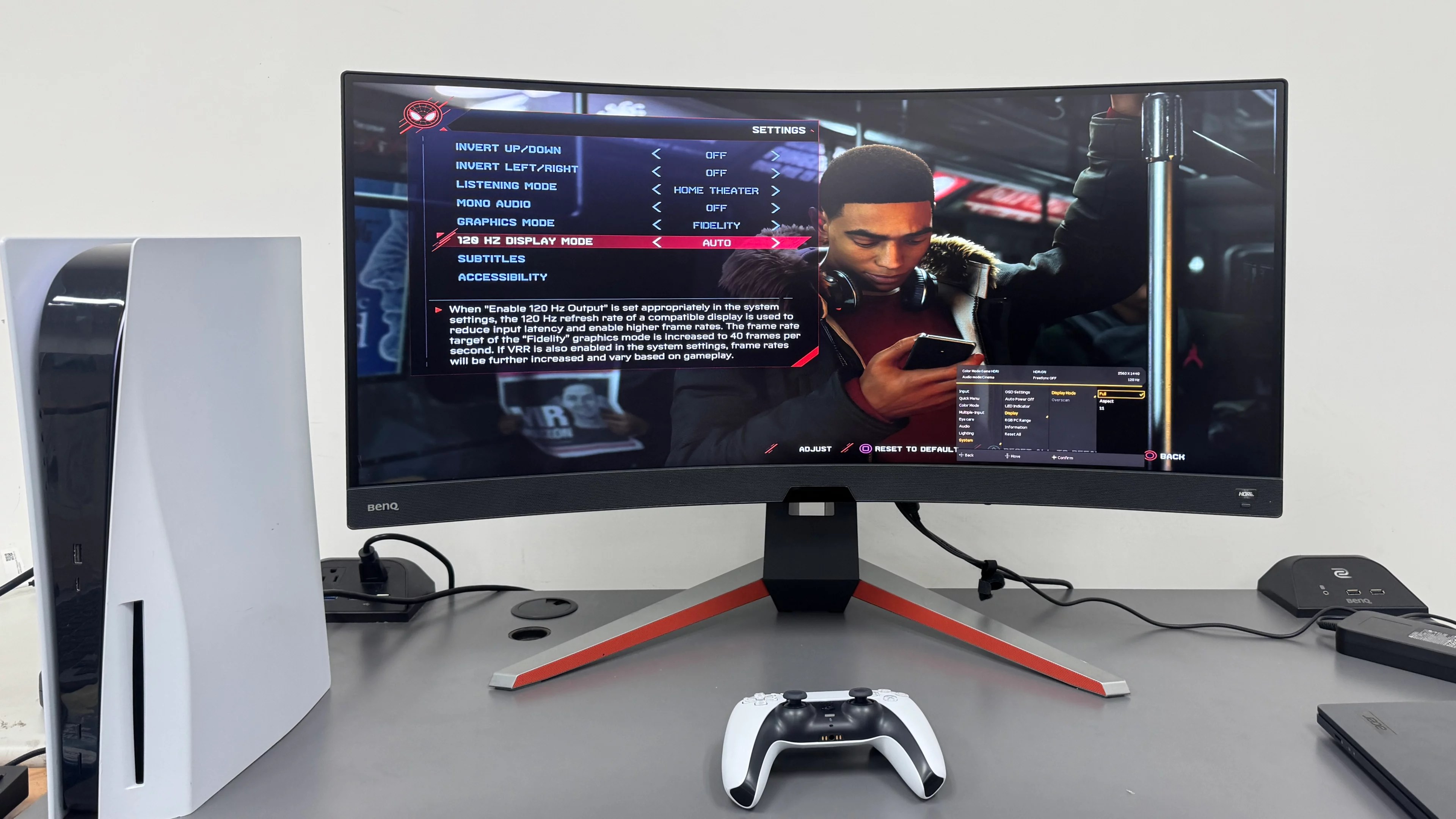 Yes You Can Use PS5 With An Ultrawide Monitor BenQ US PS5 On Ultrawide 1
